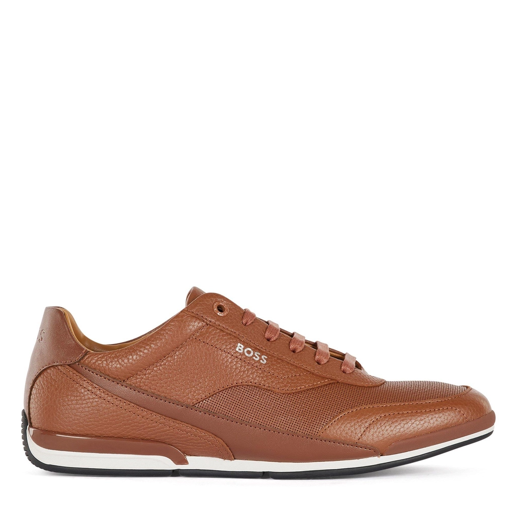 Hugo Boss Saturn Lowtop Trainers - Brown 212